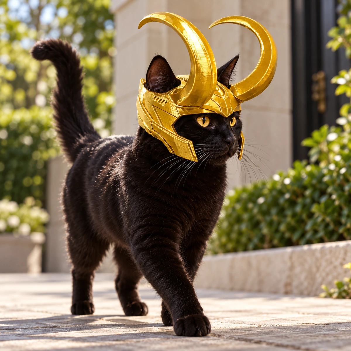 Loki Cat Helmet thumbnail 2