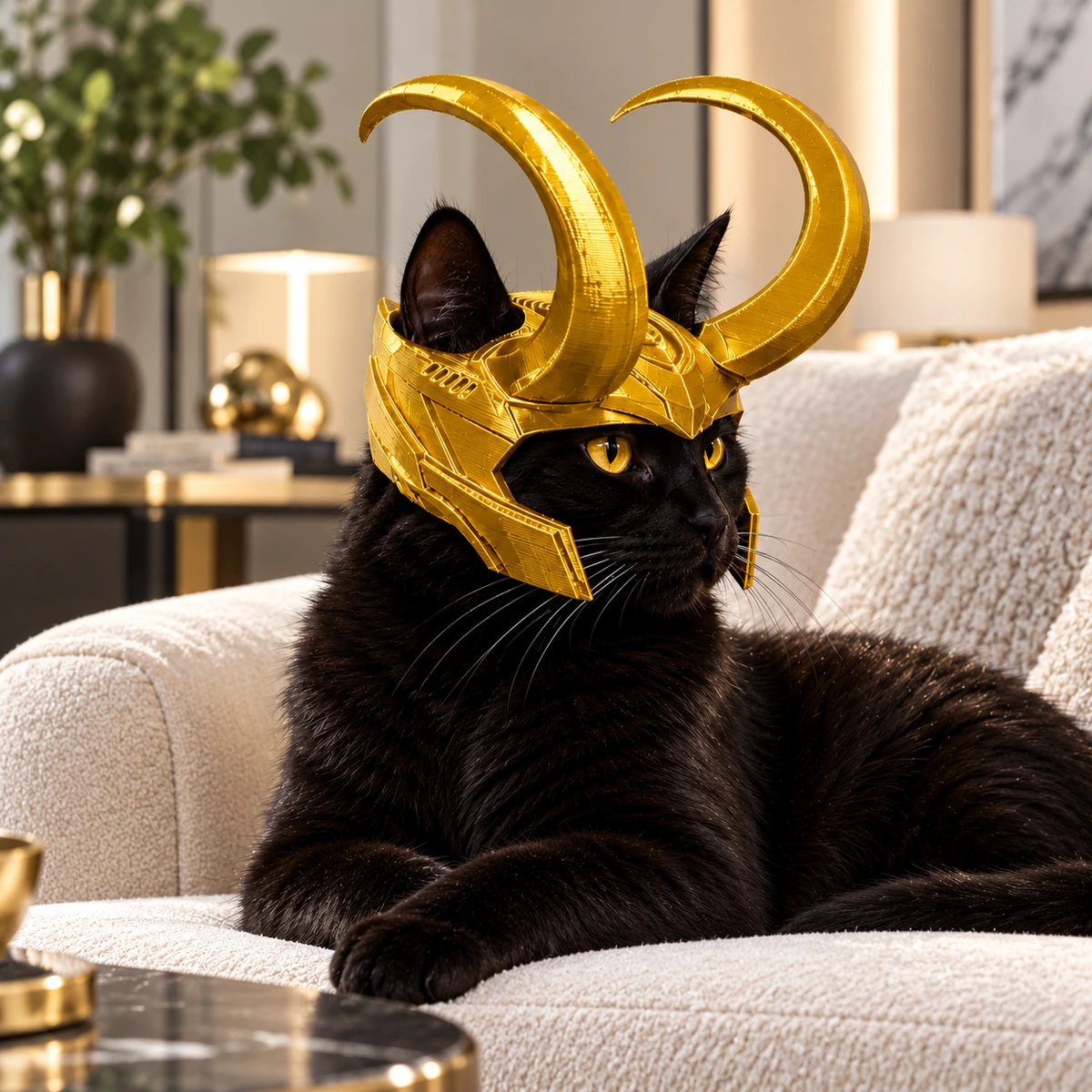 Loki Cat Helmet thumbnail 3